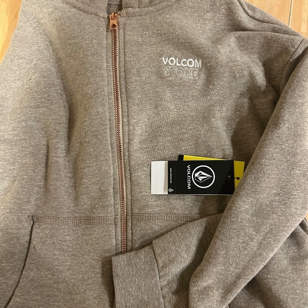 Volcom NWT zip hoodie girls